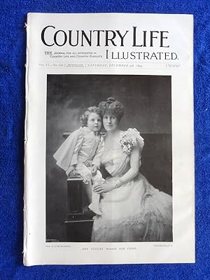 Country Life Illustrated magazine. No 153, December 9th 1899. Abbotsbury Castle Dorset, Seat of t...
