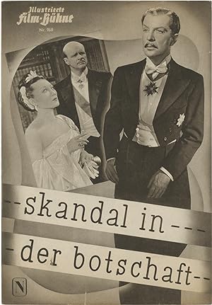 Skandal in der Botschaft [Scandal at the Embassy] (Original program for the 1950 West German film)