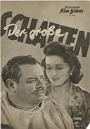 Der große Schatten [The Big Shadow] (Original program for the 1942 film)