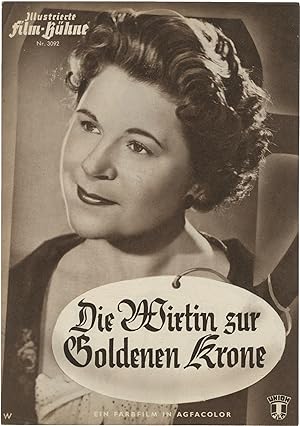 Die Wirtin zur Goldenen Krone [The Keeper of the Golden Crown] (Original program for the 1955 Ger...