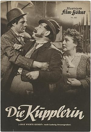 Die Küpplerin [Das vierte Gebot] (Original program for the 1950 German film)