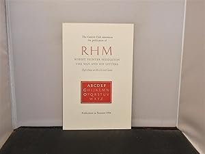 The Caxton Club, Chicago - Prospectus for RHM Robert Hunter Middleton The Man and His Letters