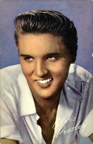 Ansichtskarte / Postkarte Sänger und Schauspieler Elvis Presley, Portrait