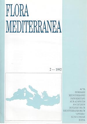 Flora Mediterranea Volume 2. [Journal published under the auspices of OPTIMA)