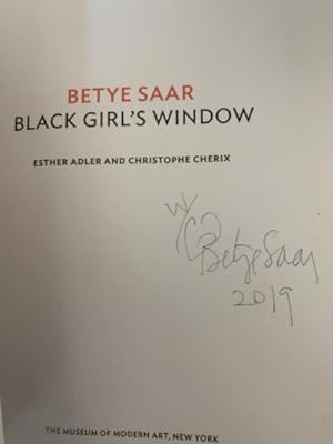Black Girl's Window (catalogue SIGNED by Betye Saar)