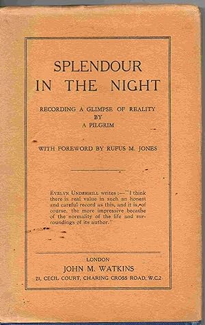 Splendour in the Night. Recording A Glimpse of Reality