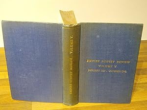 Empire Survey Review. Volume V. January 1939 - October 1940