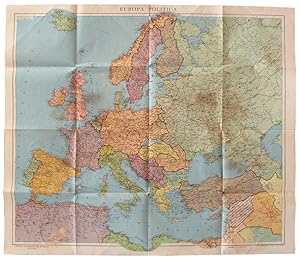 EUROPA POLITICA (1941). Carta geografica. Scala 1:6.000.000.: