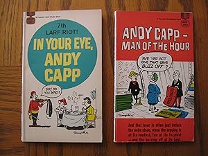 Andy Capp Two (2) Paperback Book Lot, including: In Your Eye, Andy Capp, and; Andy Capp - Man of ...