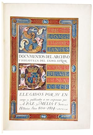 Series de los Mas Importantes Documentos del Archivo y Biblioteca del Exmo. Señor Duque de Medina...
