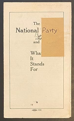 The National Party and what it stands for