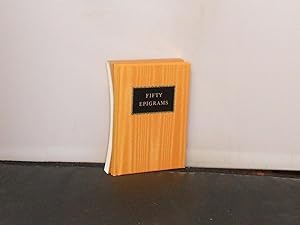 Fifty Folio Epigrams illustrated with engravings by Peter Forster