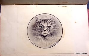 Album of Poetry and drawings and autographs c1905-20 with cats after Louis Wain & autographs of C...