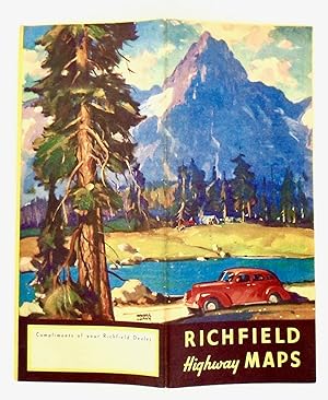 ORIGINAL 1940 RICHFIELD HIGHWAY MAPS. WESTERN UNITED STATES