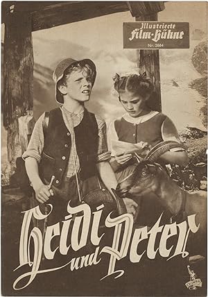 Heidi und Peter [Heidi and Peter] (Original program for the 1955 German film)