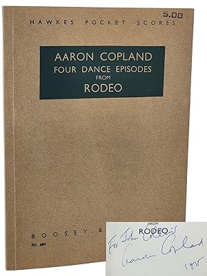 FOUR DANCE EPISODES FROM RODEO Hawkes Pocket Scores - Ballet Score (INSCRIBED)