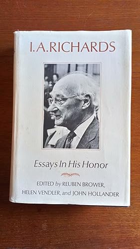 I.A. Richards. Essays In His Honor