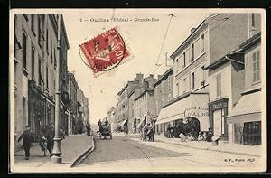 Carte postale Oullins, Grande-Rue