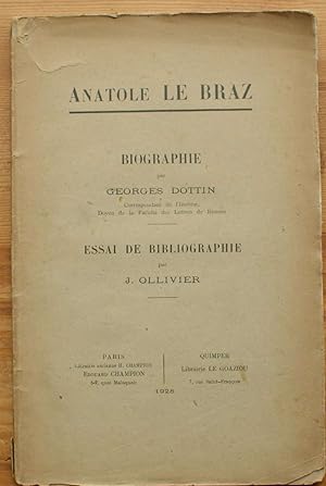 Anatole le Braz, biographie - Essai de bibliographie