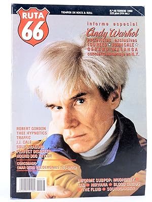 REVISTA RUTA 66 Nº 48. FEBRERO 1990. INFORME ESPECIAL ANDY WARHOL (Vvaa) Ruta 66, 1990