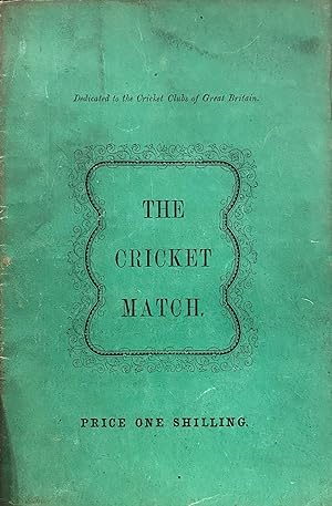 The Cricket Match. A poem in two cantos