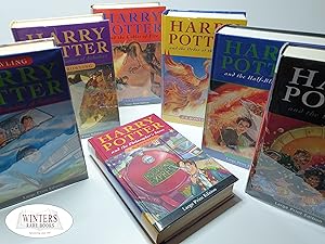 Harry Potter - Complete Set of UK Bloomsbury Large Print first editions - FINE