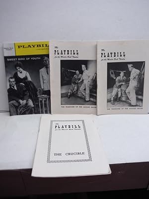 Lot of 5 Martin Beck Theatre Playbills from the 50s.