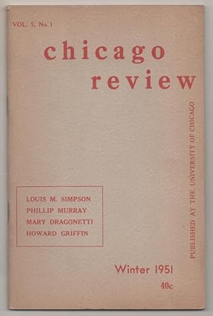 The Chicago Review Vol. V. No. 1 Winter 1950