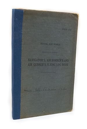 Original log book of Australian gunner Ronald Williams whilst serving aboard Wellington and Lanca...