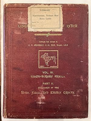 Linguistic survey of India. 3,2, Vol. III. Tibeto-Burman family ; Pt. II. Specimens of the Bodo, ...