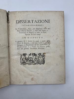 Dissertazioni istorico-legali su l'antichita', sito ed ampiezza della nostra Liburia Ducale, o si...