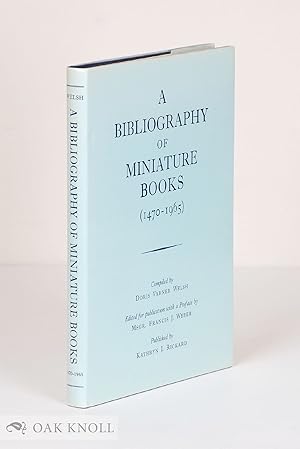 BIBLIOGRAPHY OF MINIATURE BOOKS (1470-1965).|A