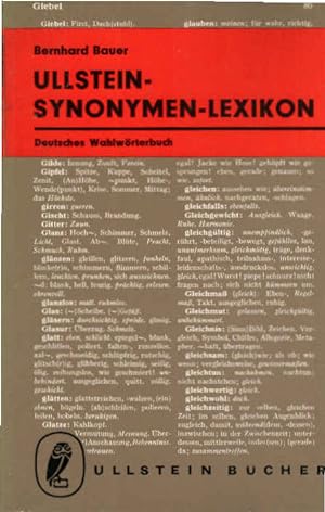 Ullstein-Synonymen-Lexikon. Ullstein ; Nr. 34633 : Ullstein-Sachbuch