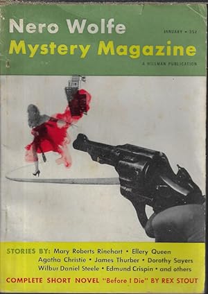 NERO WOLFE Mystery Magazine: January, Jan. 1954 ("Before I Die")