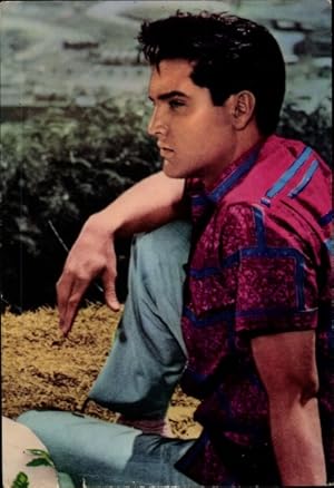 Ansichtskarte / Postkarte Schauspieler und Sänger Elvis Presley, Portrait