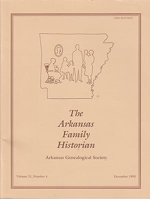 The Arkansas Family Historian, Vol.31 No. 4, 1993