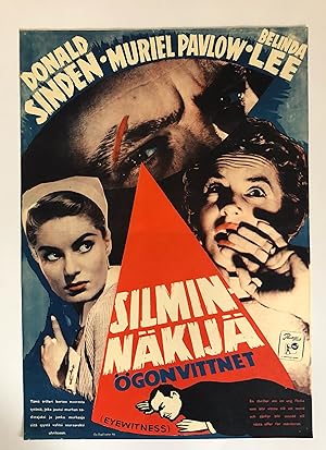 Donald Sinden in EYEWITNESS, A First Screening Movie Poster