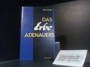 Das Erbe Adenauers : Eine Bilanz. Kindler Taschenbücher ; 27