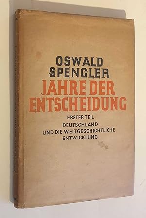 Jahre der Entscheidung: Erster Teil (1933)