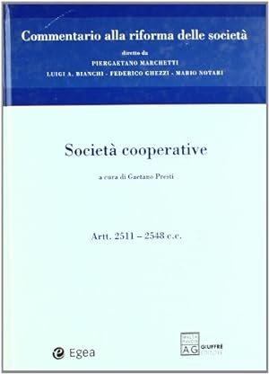 Società cooperative. Artt. 2511-2548