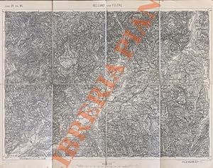 Carta geografica : Belluno und Feltre. Zone 21 Col. VI