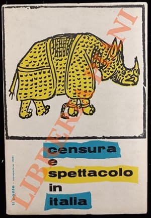 Censura e spettacolo in Italia.
