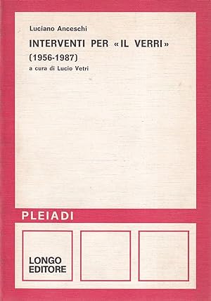 Interventi per "il Verri" (1956-1987)
