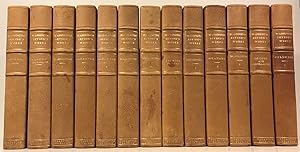 LEATHER Set. WORKS OF WASHINGTON IRVING. COMPLETE in 40-VOLUMES. MASSIVE. Very Good Condition.