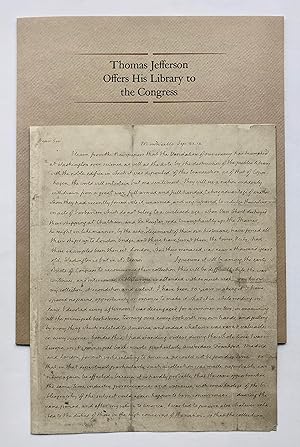 Thomas Jefferson Offers His Library to the Congress