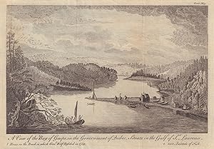 A View of the Bay of Gaspe in the Government of Quebec, Situate in the Gulf of St. Laurence. 1. H...