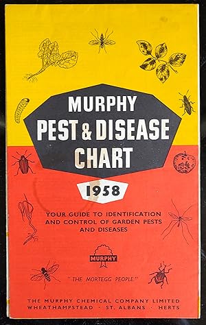 Murphy Pest & Disease Chart 1958 Your Guide To Identification And Control Of Garden pPsts And Dis...