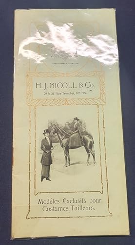 Catalogue Nicoll and Co. - Modèles féminins Amazones Sports Tailleurs vers 1890