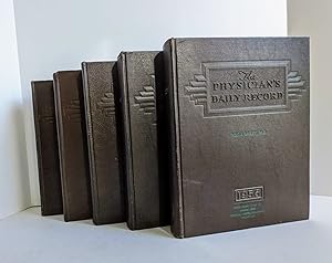 ARCHIVE of DR. HILDA BAILEY, FIRST WOMAN PEDIATRICIAN in SALISBURY, NC - 8 Volumes of Physician R...