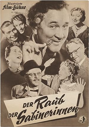 Der Raub der Sabinerinnen [Theft of the Sabines] (Original program for the 1954 German film)